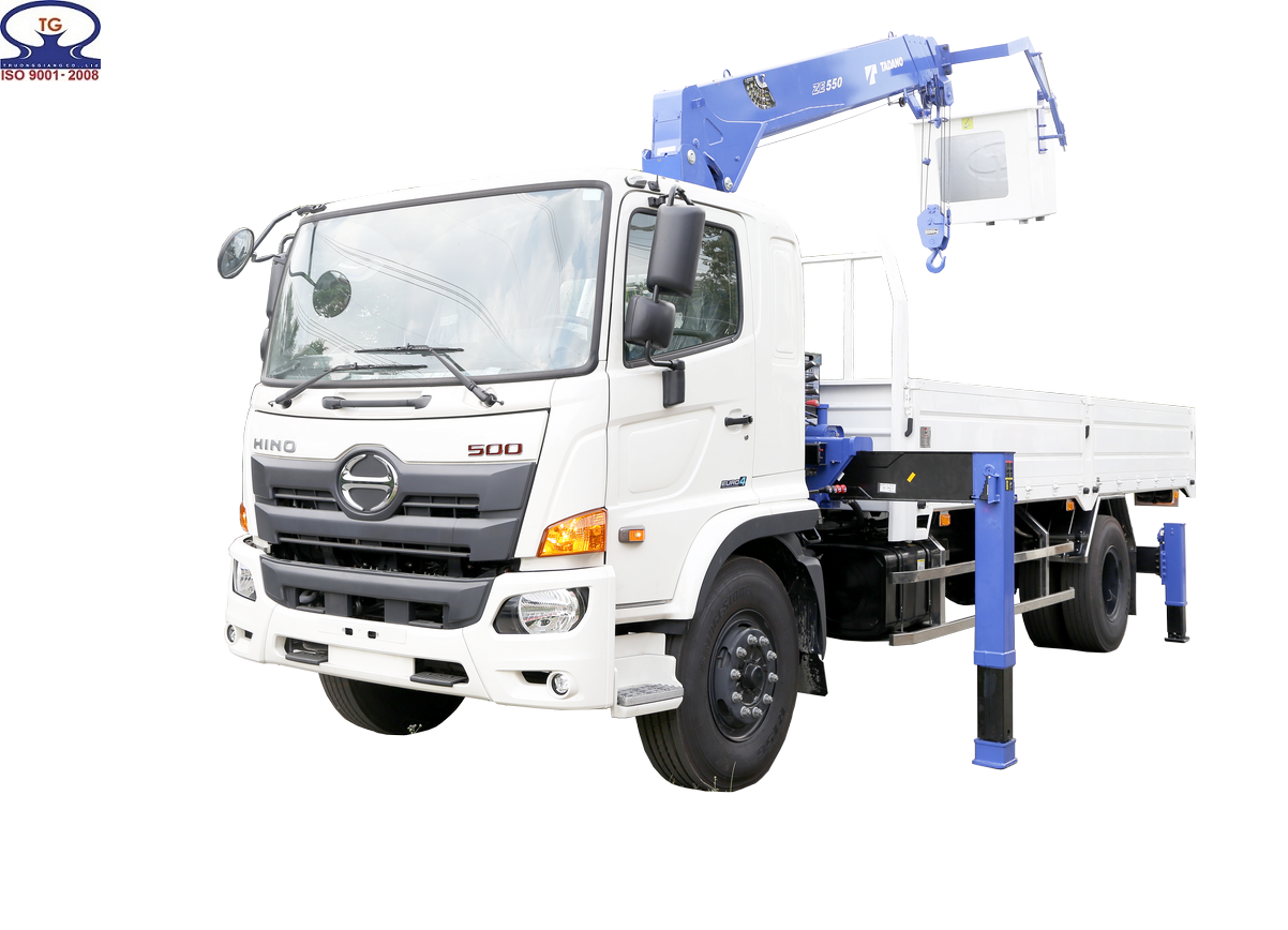 Xe tải Hino FG gắn cẩu 8 tấn 