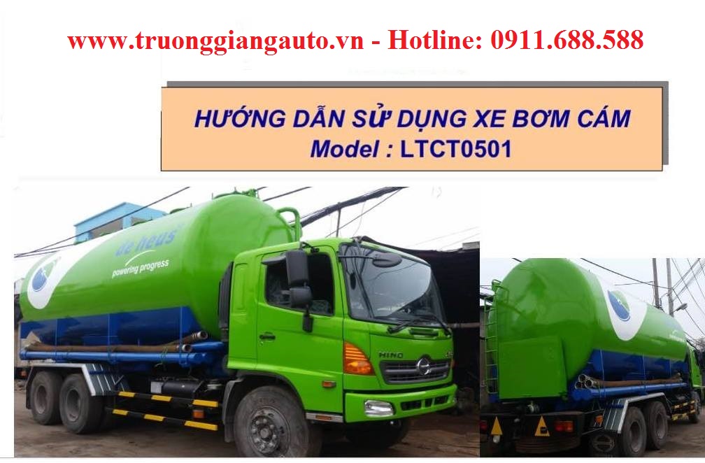 Hướng dẫn sử dung xe bồn chở cám Hino