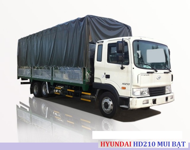 Xe tải hyundai 210 /240thùng mui bạt 